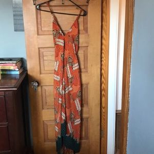 Crisscross wrap dress